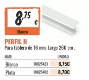 Blanco - Perfil H