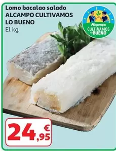 Bacalao Salado Lomo Clb Auchan, Kg