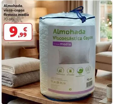 Almohada Visco-Copos Firmeza Media