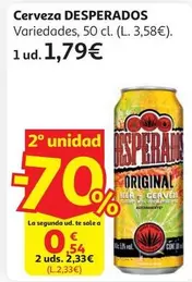  Cerveza Desperados Original Lata 50 Cl