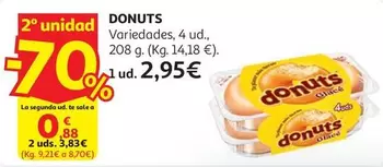 Donuts Glace 4 Uds 208 G