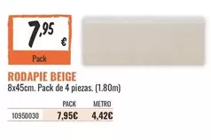 Rodapie Beige