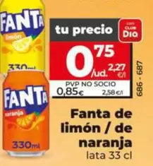 Fanta - De Limon/De Naranja
