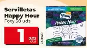 Foxy - Servilletas Happy Hour