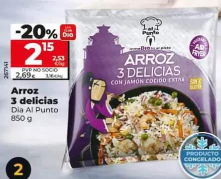 Dia Al Punto - Arroz 3 Delicias