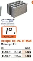 Barceló - Bloque Calza Aleman