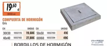 Barceló - Computerta De Hormigon