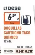 Boquillas Cartuchoc Taco Químico