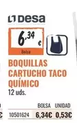 Boquillas Cartuchoc Taco Químico