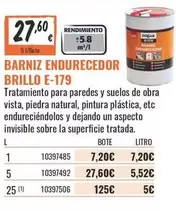 Paredes - Endurecador Brillo E-179