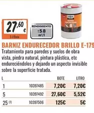 Paredes - Endurecedor Brillo E-179