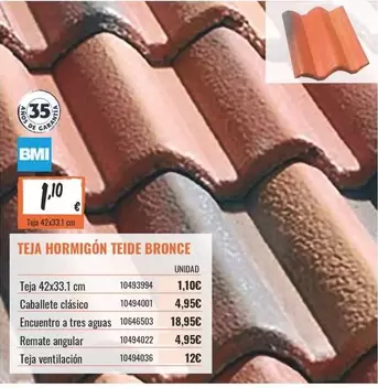 Care - Teja Hormigon Teide Bronce