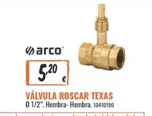 Texas - Válvula Roscar