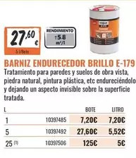 Paredes - Endurecedor Brillo E-179