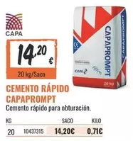 Cars - Cemento Rapido Capa Prompt