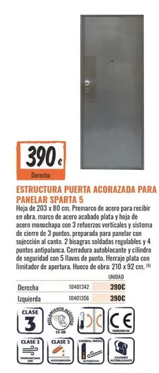 Spar - Estructura Puerta Acorazada Para Panalran