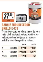 Paredes - Endurecerdor Brillo E-179