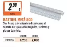 3m - Rastrel Metálico