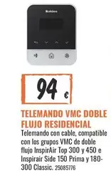 Prima - Telemando Vmc Doble Flujo Residencial