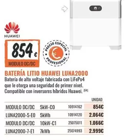 Huawei - Batería Litio Luna2000