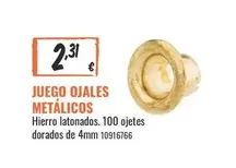 Juego Ojales Metalicos