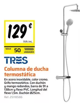 Tres - Columna De Ducha Termostàtica