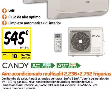 Candy - Flujo De Aire Optimo Limpieza Automática