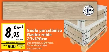 Solo - Suelo Porcelanico Gastor Roble