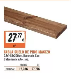 makro - Tabla Suelo De Pino