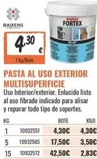 fortex - Pasta Al Uso Exterior Multisuperficie