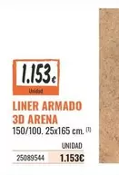Liner Armado 3d Arena