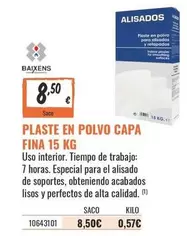 indoor - Plaste En Polvo Capa Fina