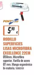 Excellence - Rodillo Superficies Lisas Microfibra  22cm