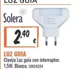 Marca guia - Clavija Luz Guía Con Interruptor.