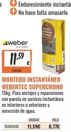 instant - Mortero Instantaneo