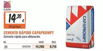 AO - Cemento Rapido Capaprompt