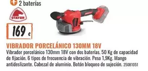 Stayer - Vibrador Porcelanico 130mm 18V