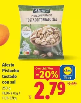 Alesto - Pistacho Tostado Con Sal