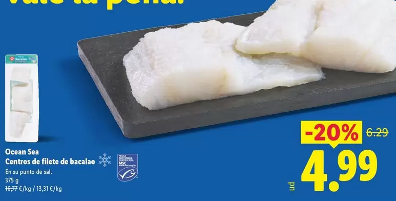 Ocean Sea - Centros De Filete De Bacalao