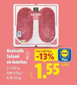 Realvalle - Salami En Lonchas