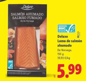 Deluxe - Lomo De Salmon Ahumado