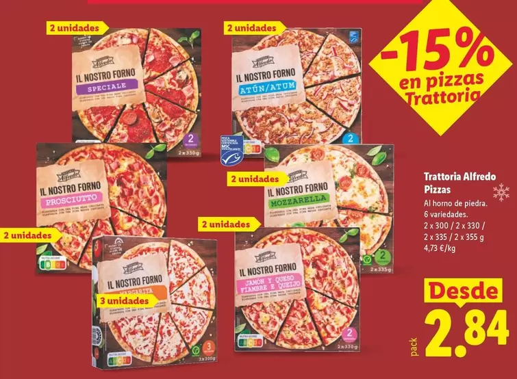 Trattoria Alfredo - Pizzas