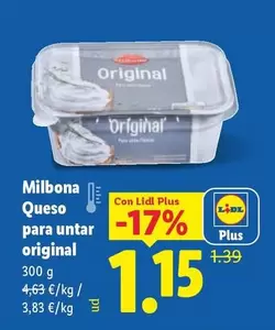 Milbona - Queso Para Untar Original