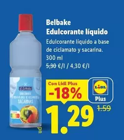 Belbake - Edulcorante Liquido