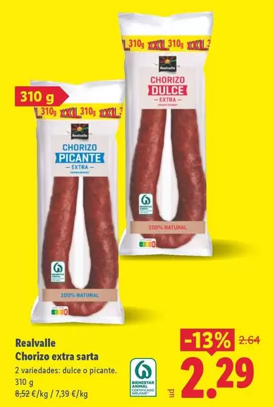 Realvalle - Chorizo Extra Sarta