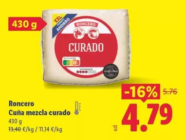 Roncero - Cuna Mezcla Curado