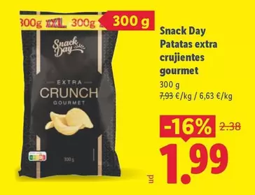 Snack Day - Patatas Extra Crujientes Gourmet