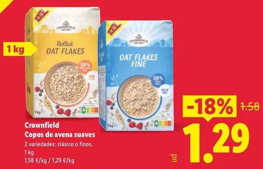 Crownfield - Copos De Avena Suaves