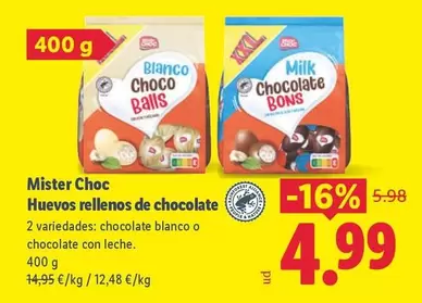 Mister Choc - Huevos Rellenos De Chocolate