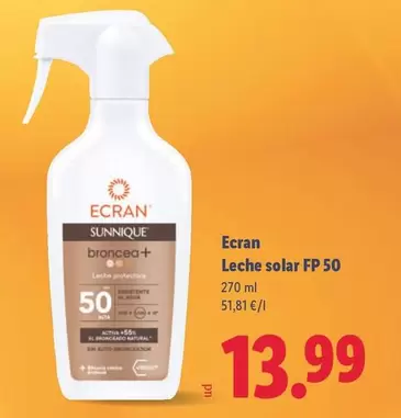 Ecran - Leche Solar Fp 50